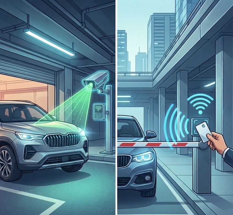Распознавание госномеров vs RFID-карты: что лучше для платной парковки?